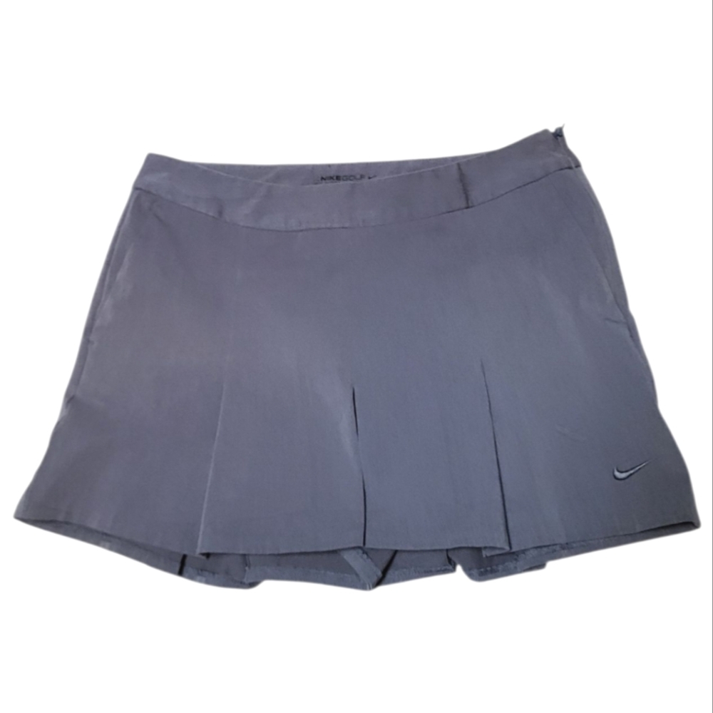 Nike Gray Performance Skorts with Built-in Shorts - Size 4
